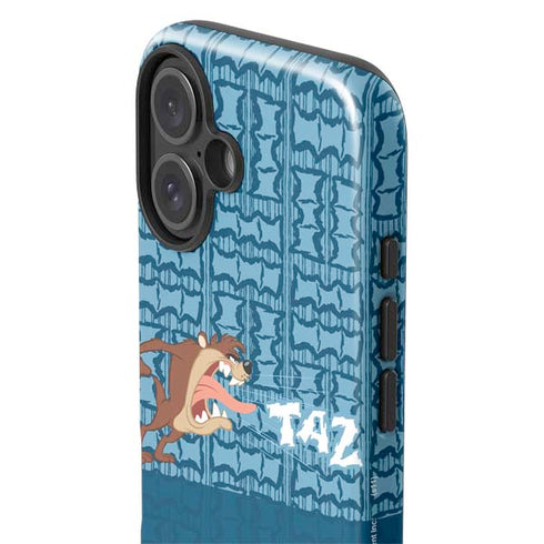 Looney Tunes Tasmanian Devil Yell iPhone 16 Plus Impact Case